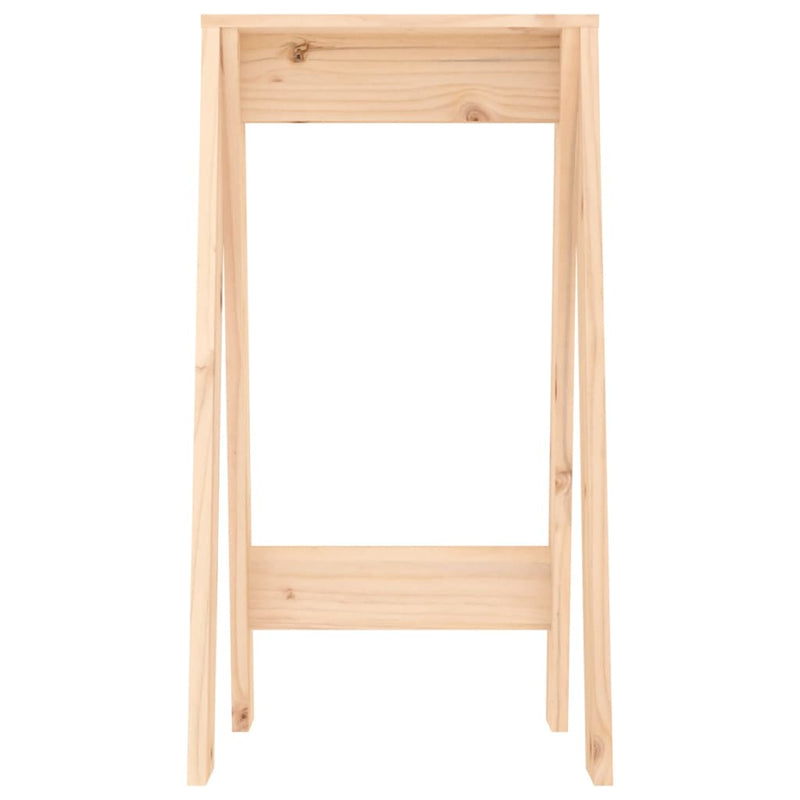 vidaXL 2 db tömör fenyőfa ülőke 40x40x75 cm
