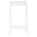 vidaXL 2 db fehér tömör fenyőfa ülőke 40 x 40 x 75 cm