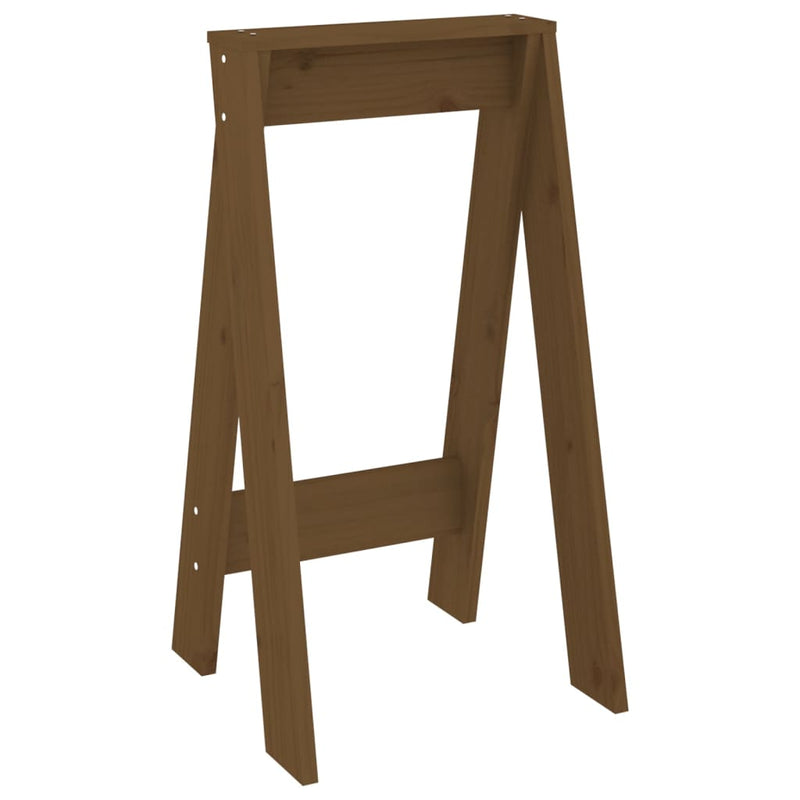 vidaXL 2 db mézbarna tömör fenyőfa ülőke 40x40x75 cm