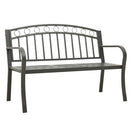 vidaXL szürke kerti pad asztallal 120 cm