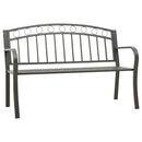 vidaXL szürke kerti pad 120 cm