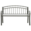 vidaXL szürke kerti pad 120 cm