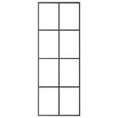 vidaXL ESG üveg és alumínium tolóajtó fémszerelvény-szettel 76x205 cm