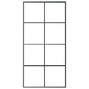 vidaXL ESG üveg-alumínium tolóajtó fémszerelvény-szettel 102,5x205 cm