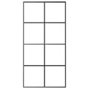 vidaXL ESG üveg-alumínium tolóajtó fémszerelvény-szettel 102,5x205 cm