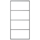 vidaXL ESG üveg-alumínium tolóajtó fémszerelvény-szettel 102,5x205 cm