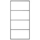 vidaXL ESG üveg-alumínium tolóajtó fémszerelvény-szettel 102,5x205 cm