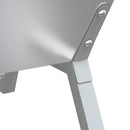vidaXL ezüstszínű rozsdamentes acél grilltálca 158 x 42 x 31 cm