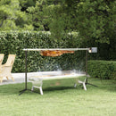 vidaXL ezüstszínű rozsdamentes acél grilltálca 118 x 42 x 30,5 cm