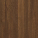 vidaXL 3 részes barna tölgy színű fa könyv/TV-szekrény 180x30x180 cm