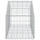 vidaXL íves horganyzott vas gabion kosár 100x50x40/60 cm