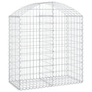 vidaXL íves horganyzott vas gabion kosár 100x50x100/120 cm