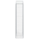 vidaXL íves horganyzott vas gabion kosár 100x50x220/240 cm