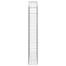 vidaXL íves horganyzott vas gabion kosár 150x30x180/200 cm