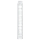 vidaXL íves horganyzott vas gabion kosár 150x30x220/240 cm