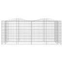 vidaXL íves horganyzott vas gabion magaságyás 200 x 100 x 100 cm