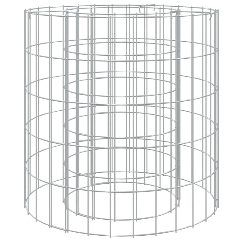 vidaXL horganyzott vas gabion tűzrakó Ø 50 cm