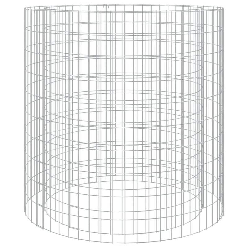 vidaXL horganyzott vas gabion tűzrakó Ø 100 cm
