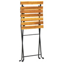 vidaXL 8 darab acél és tömör akácfa összecsukható kerti szék