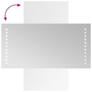 vidaXL LED-es fürdőszobatükör 20x40 cm