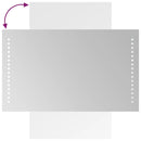 vidaXL LED-es fürdőszobatükör 30 x 50 cm