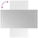 vidaXL LED-es fürdőszobatükör 30x60 cm
