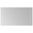 vidaXL LED-es fürdőszobatükör 40x70 cm