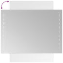 vidaXL LED-es fürdőszobatükör 50 x 70 cm