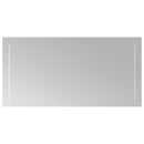 vidaXL LED-es fürdőszobatükör 40x80 cm
