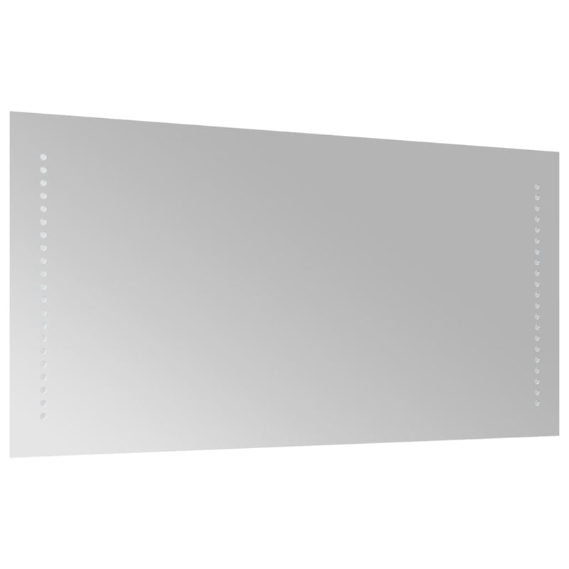 vidaXL LED-es fürdőszobatükör 40x80 cm