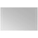 vidaXL LED-es fürdőszobatükör 50x80 cm