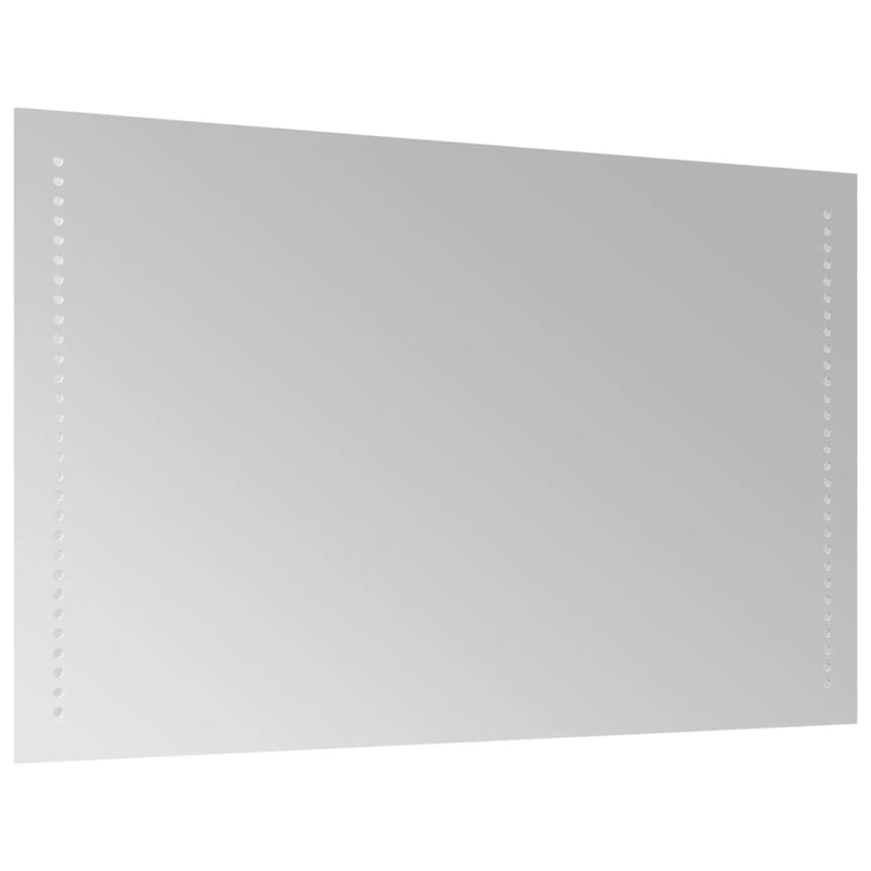 vidaXL LED-es fürdőszobatükör 50x80 cm