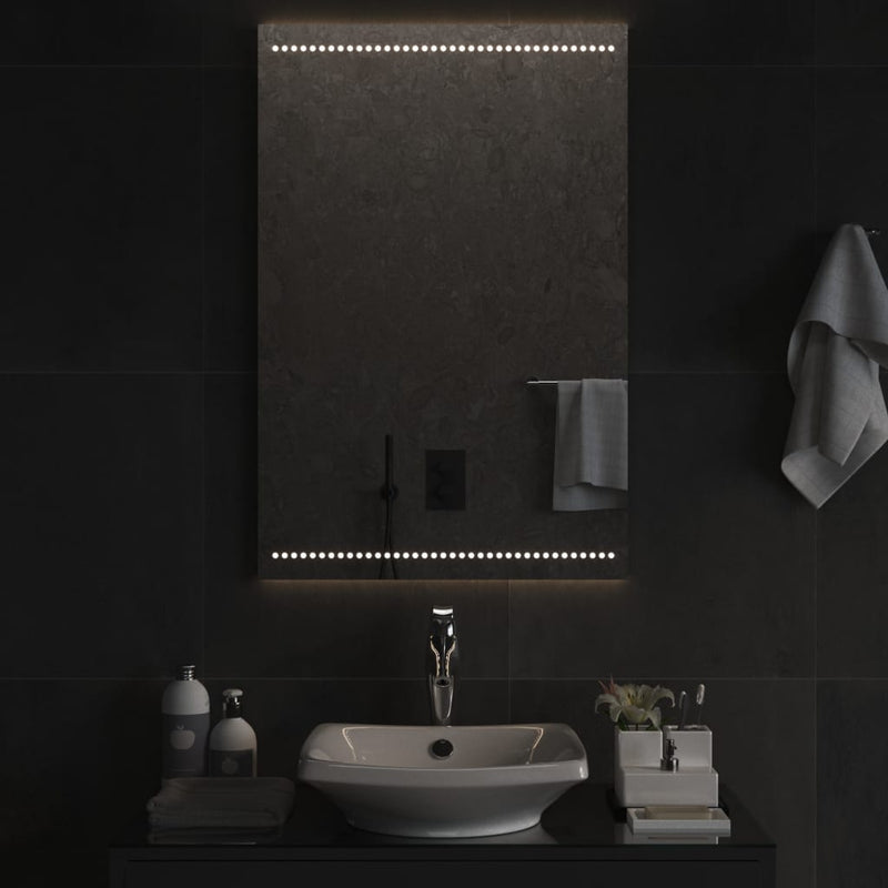 vidaXL LED-es fürdőszobatükör 60x90 cm
