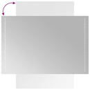 vidaXL LED-es fürdőszobatükör 60x90 cm