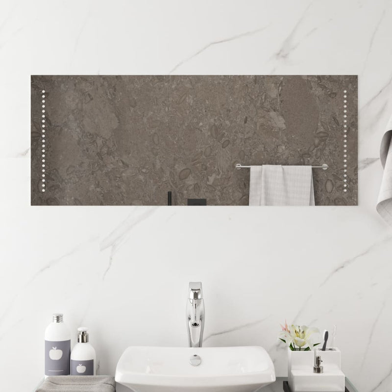 vidaXL LED-es fürdőszobatükör 40x100 cm