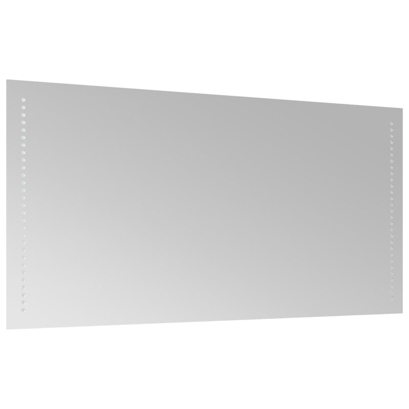 vidaXL LED-es fürdőszobatükör 50x100 cm