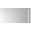 vidaXL LED-es fürdőszobatükör 20x40 cm