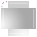vidaXL LED-es fürdőszobatükör 30 x 50 cm