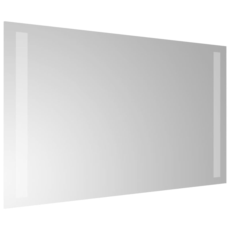 vidaXL LED-es fürdőszobatükör 30x60 cm