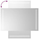 vidaXL LED-es fürdőszobatükör 30x60 cm