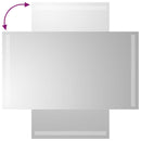 vidaXL LED-es fürdőszobatükör 40x70 cm