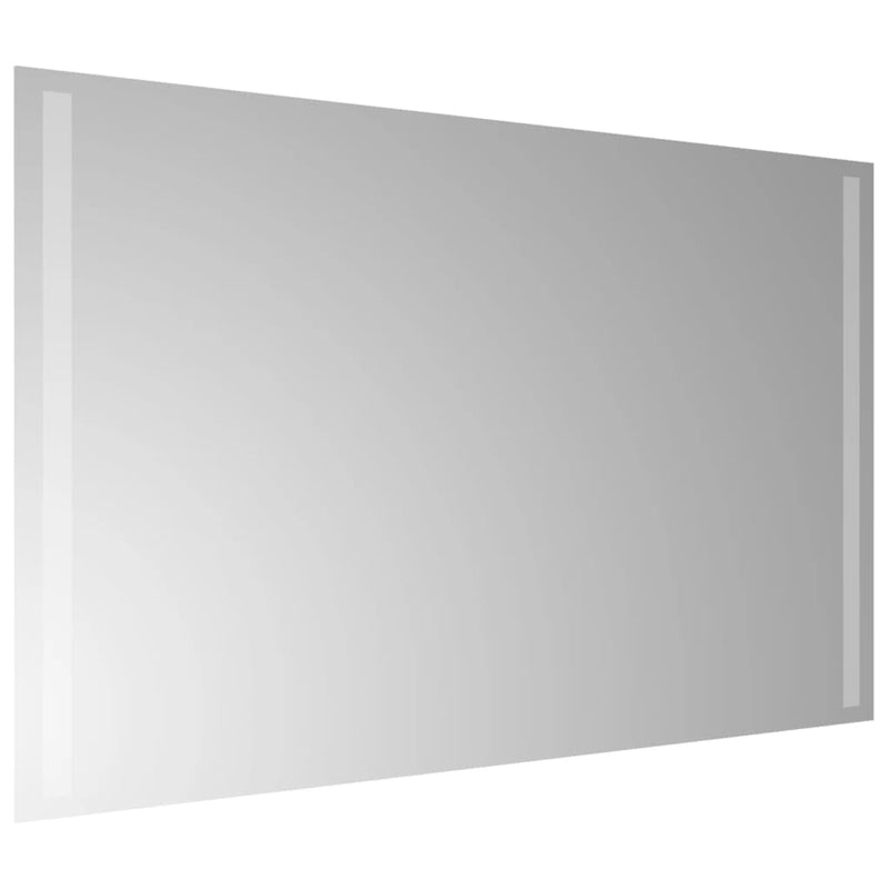 vidaXL LED-es fürdőszobatükör 50x80 cm