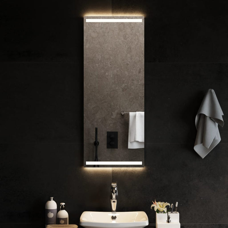 vidaXL LED-es fürdőszobatükör 40x100 cm
