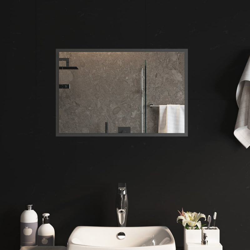 vidaXL LED-es fürdőszobatükör 40x60 cm