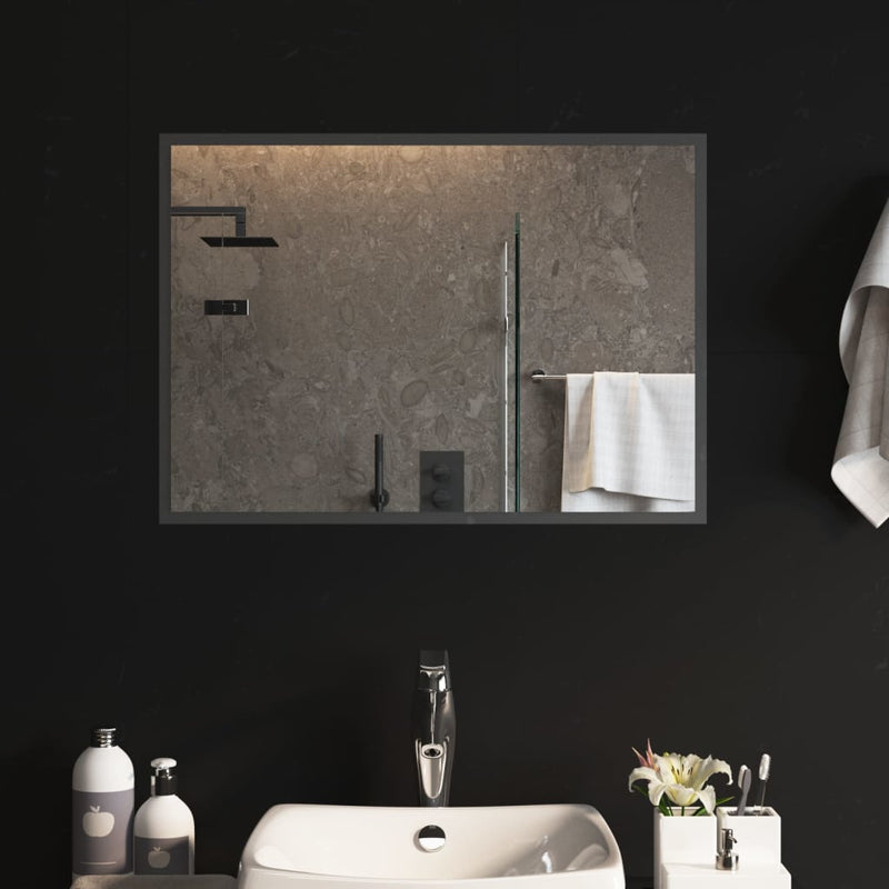 vidaXL LED-es fürdőszobatükör 50 x 70 cm
