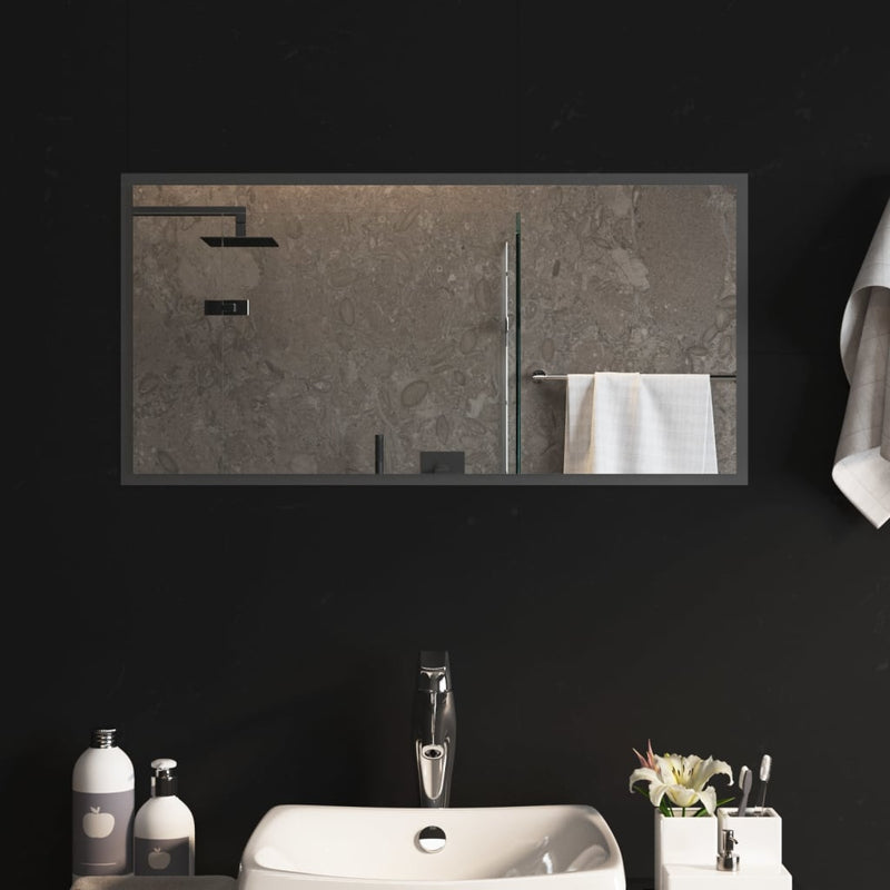 vidaXL LED-es fürdőszobatükör 40x80 cm