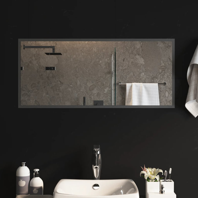 vidaXL LED-es fürdőszobatükör 40x90 cm