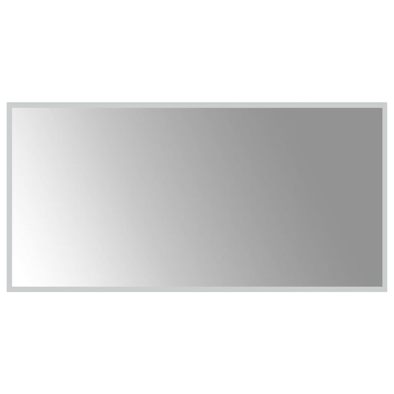 vidaXL LED-es fürdőszobatükör 50x100 cm