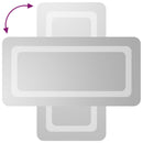 vidaXL LED-es fürdőszobatükör 30x60 cm