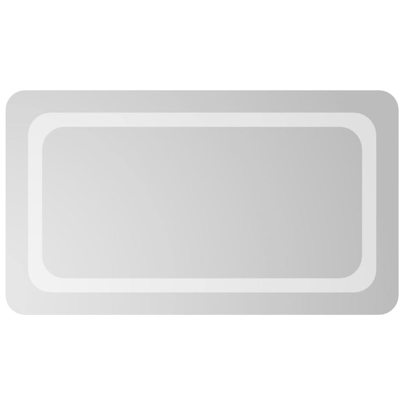 vidaXL LED-es fürdőszobatükör 40x70 cm